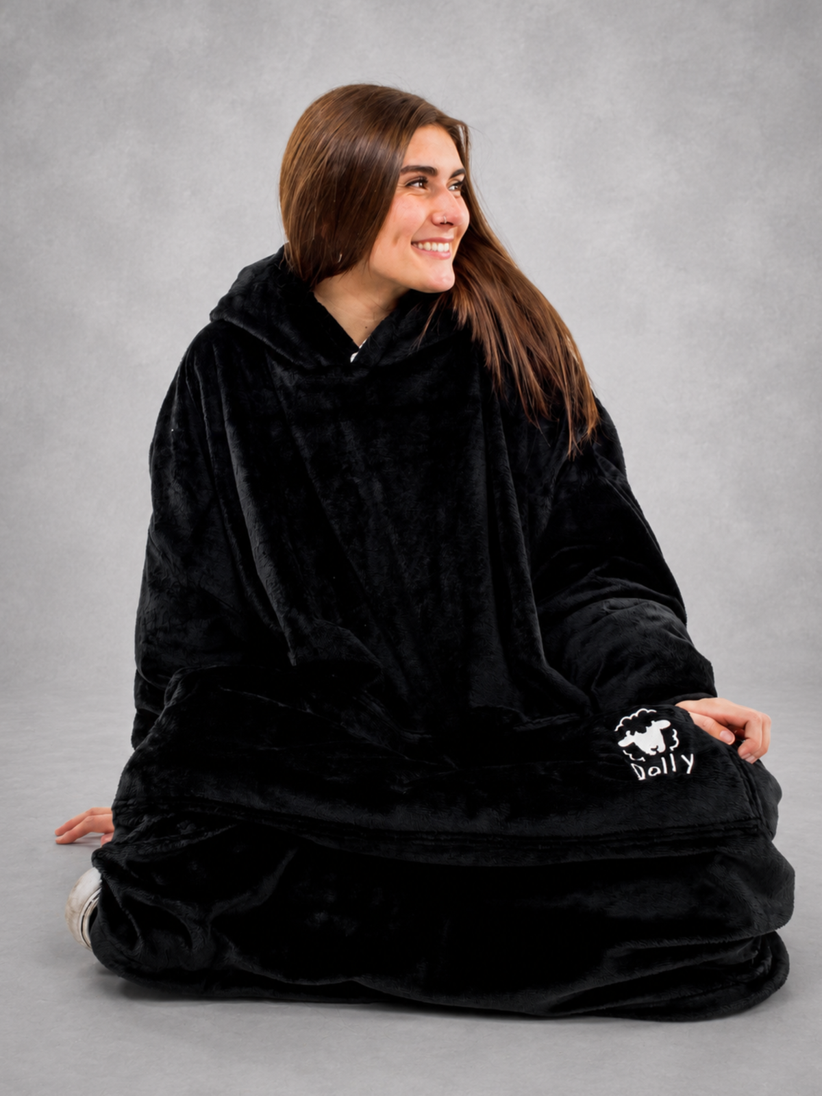 Abrigo Oversize - Dolly Negro Unisex
