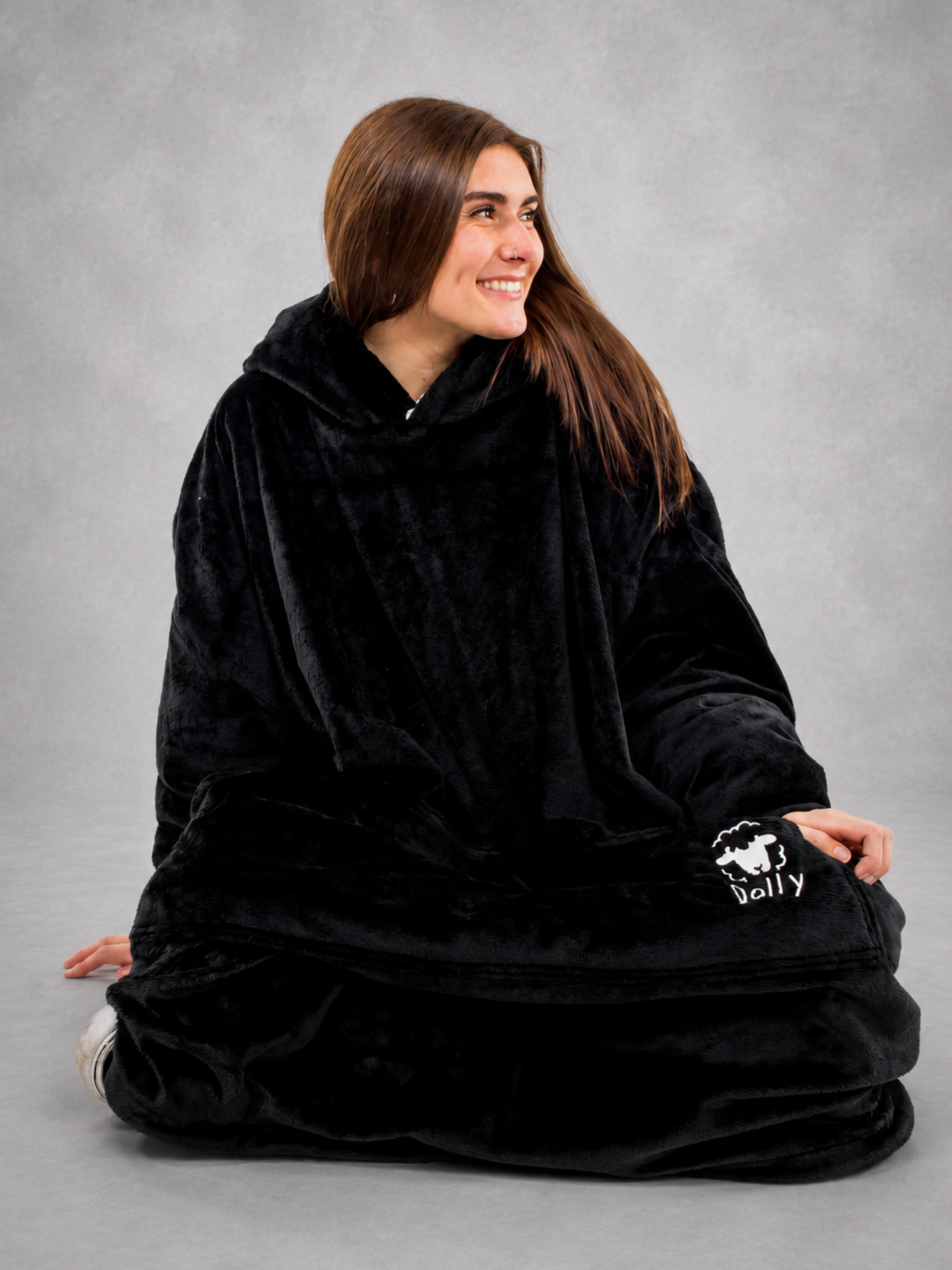 Abrigo Oversize - Dolly Negro Unisex