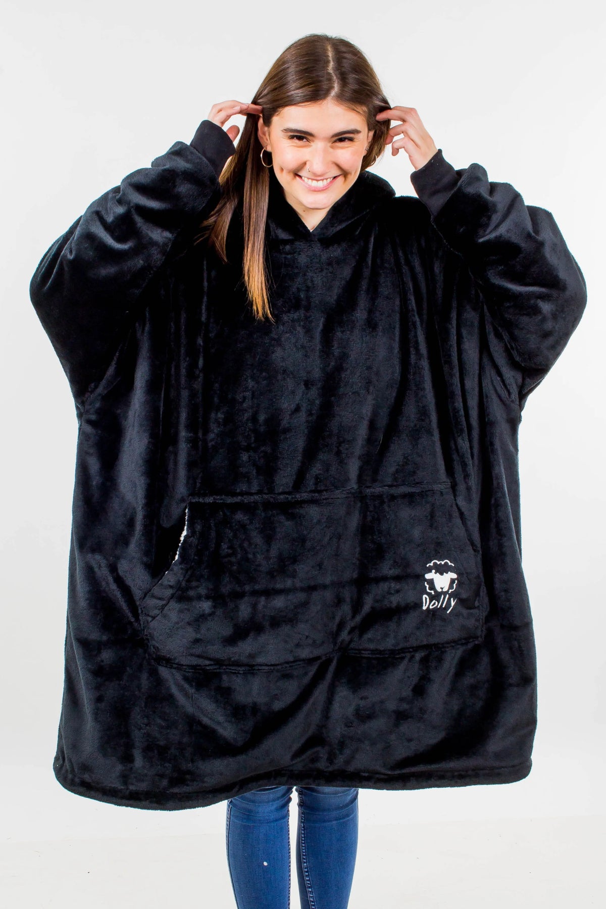 Abrigo Oversize - Dolly Negro Unisex
